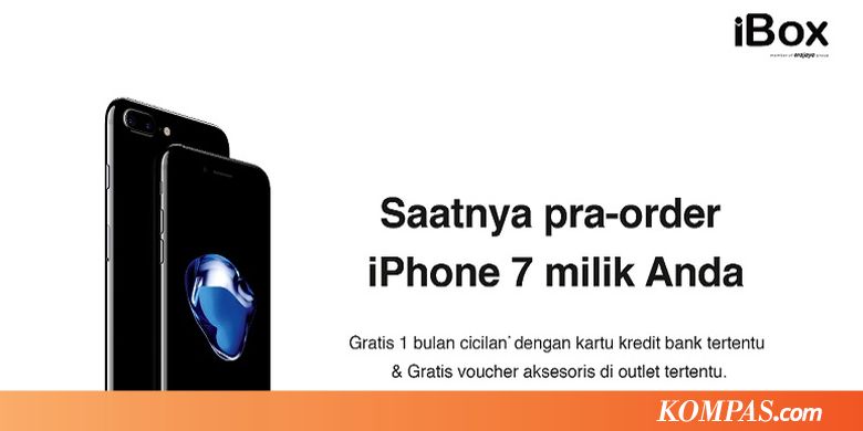 Pesan iPhone 7 di iBox, Ini Harga dan Ketentuannya 