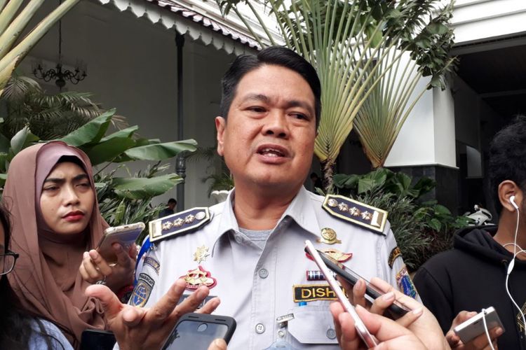 Kepala Dinas Perhubungan DKI Jakarta Andri Yansyah di Balai Kota DKI Jakarta, Kamis (8/2/2018).