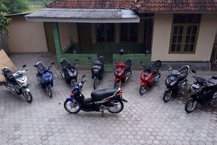Yamaha Nouvo restorasi di Lombok