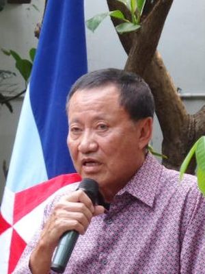 Mantan Menteri Hukum dan HAM, Amir Syamsuddin, saat dalam diakusi di Jakarta, Jumat (5/8/2016).(KOMPAS.com/ABBA GABRILLIN)