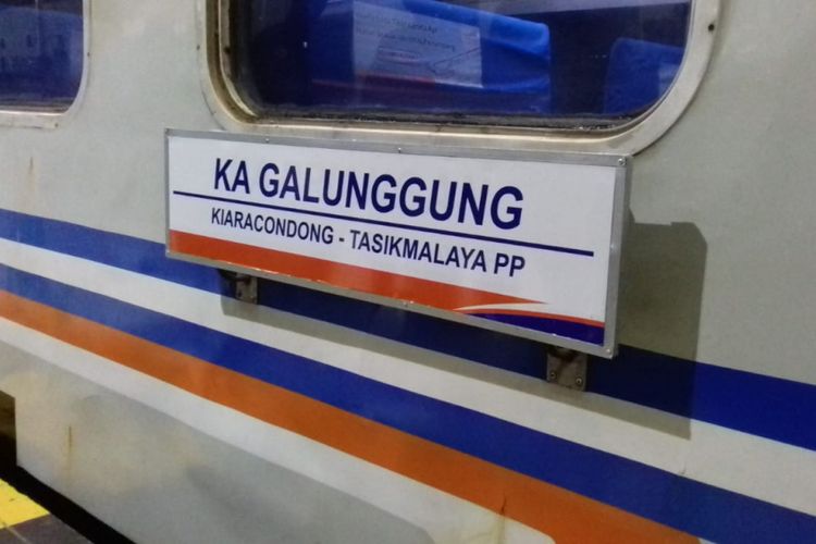 PT Kereta Api Indonesia (KAI) resmi meluncurkan kereta api (KA) Galunggung jurusan Kiaracondong(Bandung)-Tasikmalaya, Rabu (26/12/2018). 