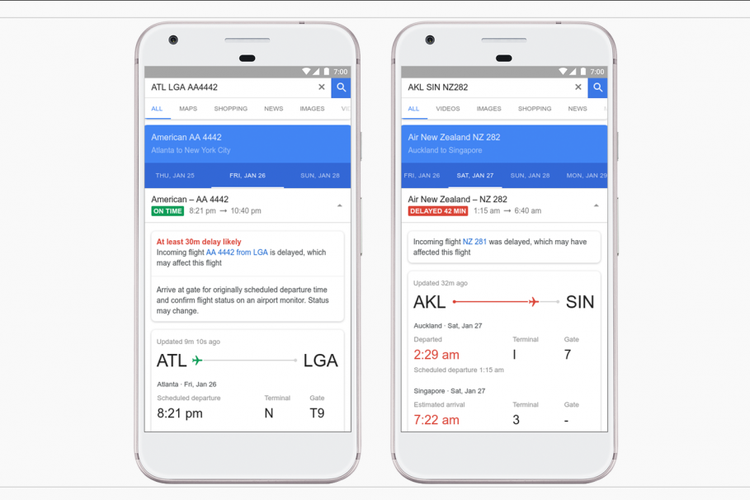 Google Flights bisa deteksi delay.