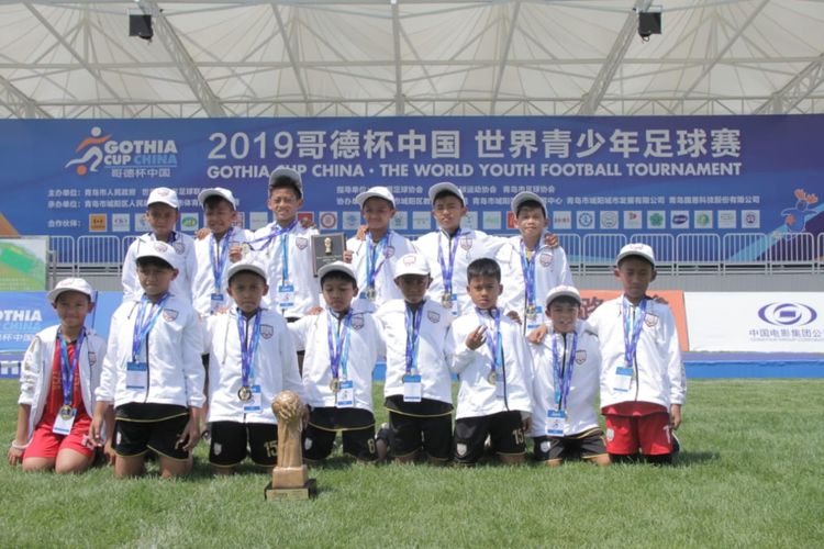 Asiana Soccer School and Academy di ajang Gothia Cup 2019.
