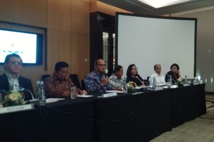 Kadin gelar pertemuan dengan pemerintah membahas soal dana hasil ekspor di Hotel Westin, Jakarta, Rabu (15/8/2018).