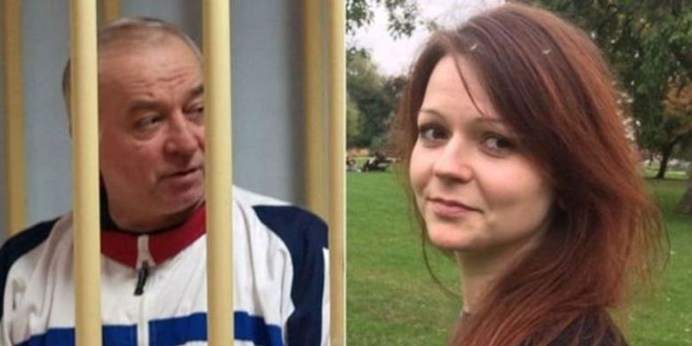 Sergei Kripal (kiri) dinyatakan bersalah karena menyerahkan identitas para agen intelijen Rusia yang sedang beroperasi di Eropa kepada Dinas Intelijen Rahasia Inggris, MI6. Foto kanan: Yulia Skripal, putri Sergei Skripal. (Getty Images via BBC Indonesia)