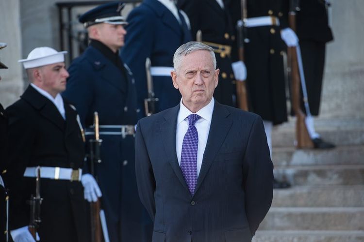 Menteri Pertahanan AS, James Mattis.