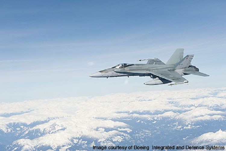 Jet tempur CF-18 Hornet yang dipunyai Angkatan Udara Kanada.