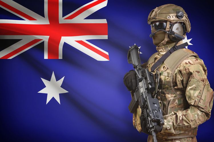 Ilustrasi militer Australia.
