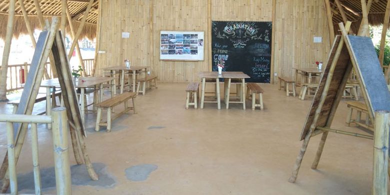 Sekolah internasional perhotelan Sumba Hospitality Foundation di Jalan Mananga Aba, Desa Karuni, Kecamatan Loura, Kabupaten Sumba Barat Daya, Nusa Tenggara Timur (NTT), Sabtu (26/5/2018). 