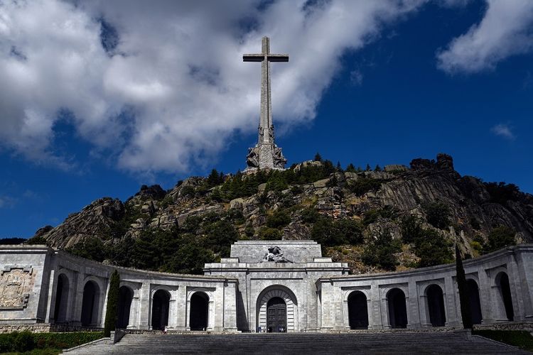 Inilah Valle de los Caidos tempat mantan diktator Spanyol Francisco Franco dimakamkan.