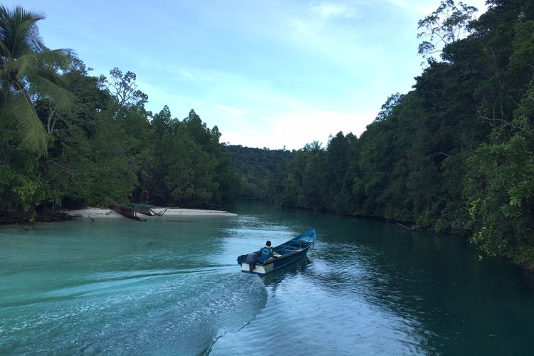 Salah satu kekayaan alam yang ada di Kepulauan Sula, Maluku Utara. 