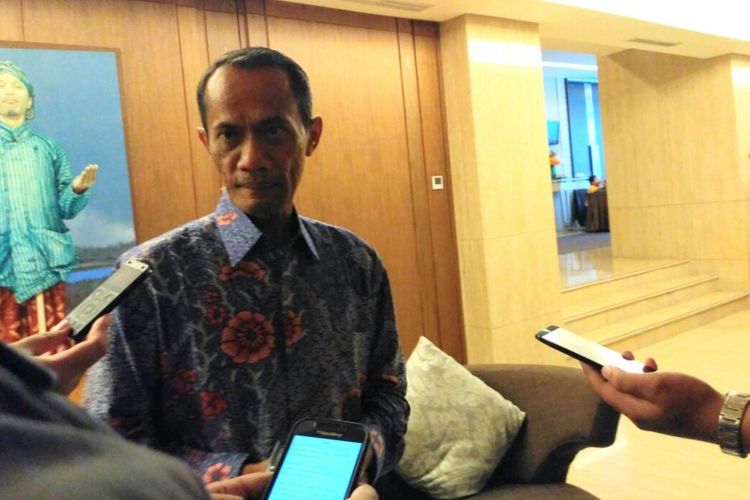  Kepala Badan Ketahanan Pangan (BKP) Kementerian Pertanian (Kementan), Agung Hendriadi, ketika ditemui usai pembukaan workshop di Hotel Grand Aston, Jalan Urip Sumoharjo, Kota Yogyakarta, Jumat (24/11/2017).