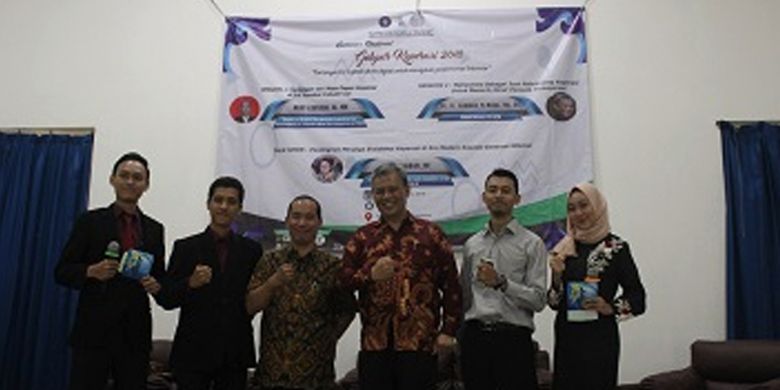Seminar Nasional Gebyar Koperasi bertema ?Tantangan Berkoperasi di Era Digital untuk Memajukan Perekonomian Indonesia? digelar Koperasi Mahasiswa IPB, di Kampus IPB, Minggu(14/10/2018).