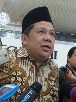 Wakil Ketua DPR RI Fahri Hamzah di Kompleks Parlemen, Senayan, Jakarta, Selasa (7/11/2017).