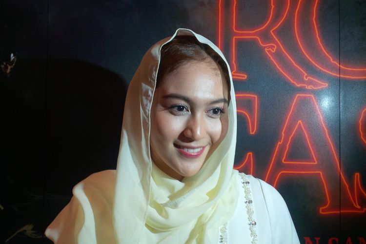 Denira Wiraguna menghadiri screening film Roh Fasik di Metropole XXI, Menteng, Jakarta Pusat, Senin (6/6/2019).