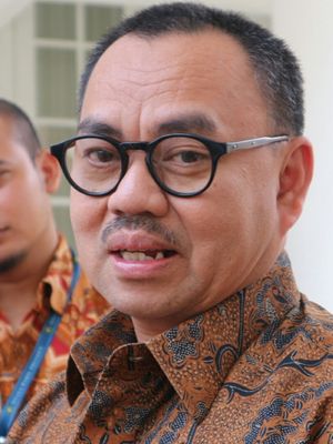 Mantan Menteri Energi Sumber Daya Mineral (ESDM) Sudirman Said ketika ditemui di Istana Wakil Presiden, Jakarta, Kamis (26/10/2017).