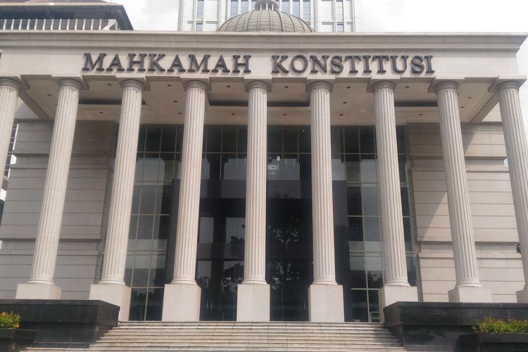 Gedung Mahkamah Konstitusi di Jakarta Pusat, Selasa (21/5/2019). 