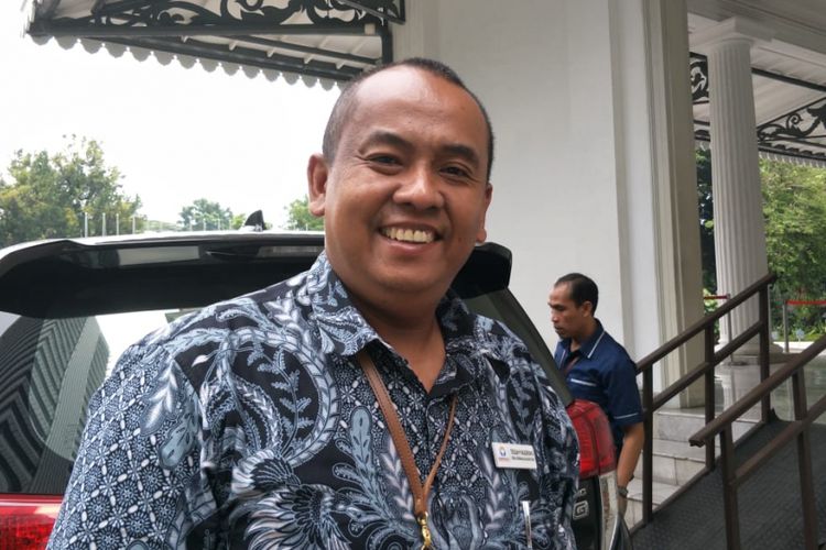 Ketua Ombudsman RI Perwakilan Jakarta Raya Teguh P Nugroho di Balai Kota DKI Jakarta, Jalan Medan Merdeka Selatan, Selasa (13/11/2018).