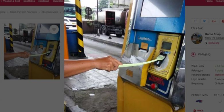 Aksesori tongcard, memudahkan proses tap mesin pemindai e-Toll