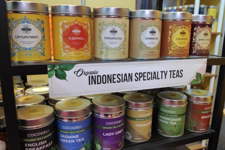 Tea blend dari Haveltea. Teh campuran, dauh teh dicampur bunga, rempah, atau buah. 