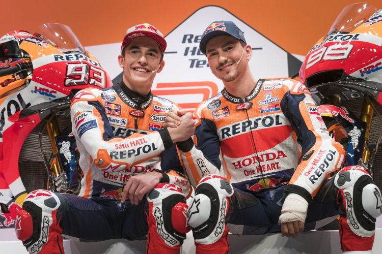 Motor balap Repsol Honda musim 2019 resmi meluncur.