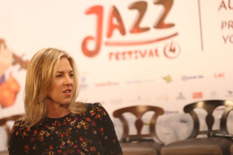 Musisi jazz dunia Diana Krall akan tampil ekslusif di Prambanan Jazz Festival 2018 di Yogyakarta, Sabtu (18/8/2018) malam,