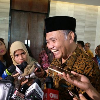 Ketua Komisi Pemberantasan Korupsi (KPK) Agus Rahardjo di Hotel Bidakara, Jakarta, Kamis (30/11/2017)