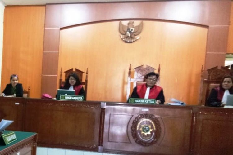 Sidang mediasi gugatan Citizen Law Suit di Pengadilan Negeri Karo memasuki tahap akhir dengan agenda pembacaan penetapan akta perdamaian, Rabu (27/2/2019)  