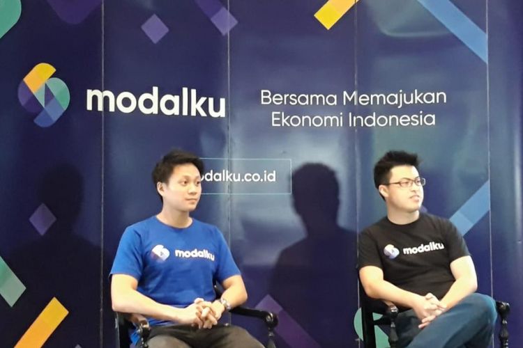 Co-Founder dan CEO Modalku Reynold Wijaya dan COO Modalku Iwan Setiawan.