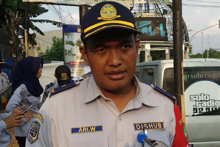 Kepala Bidang Lalu Lintas Dinas Perhubungan Kota Surakarta, Ari Wibowo.