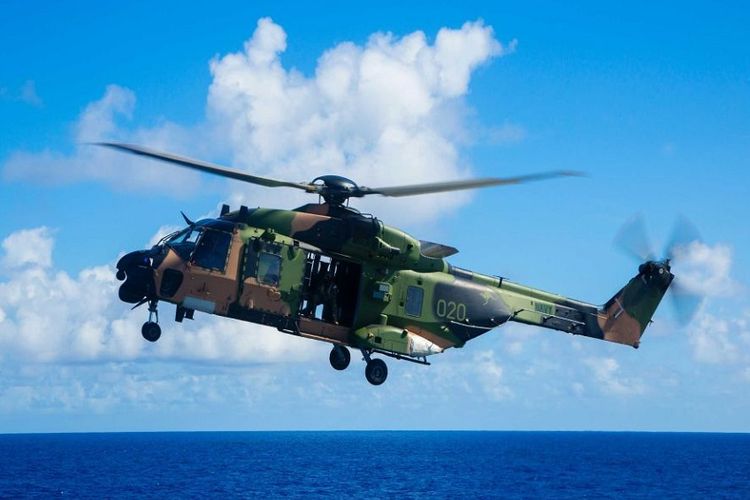 Helikopter MRH-90 milik Angkatan Laut Australia.