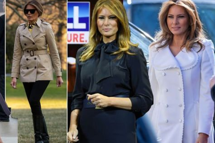 Gaya busana Melania Trump