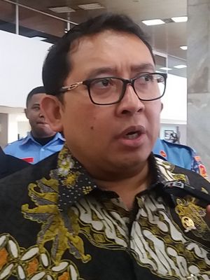 Pelaksana Tugas Ketua DPR RI Fadli Zon di Kompleks Parlemen, Senayan, Jakarta, Senin (8/1/2018).