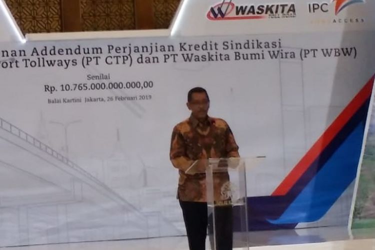 Direktur Utama PT Cibitung Tanjung Priok Port Tollways (CTP) Thorry.