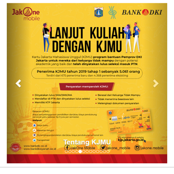 Kartu Jakarta Mahasiswa Unggul (KJMU).