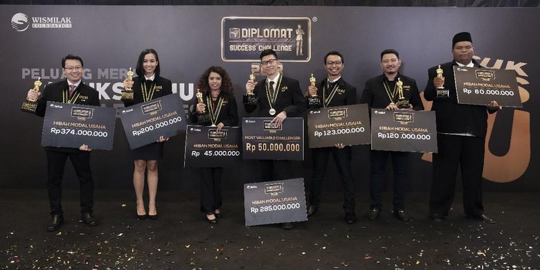 Kompetisi wirausaha Indonesia, Diplomat Success Challenge (DSC) yang diinisiasi Wismilak Foundation telah mengumumkan para pemenang kompetisi untuk tahun 2018 di Jakarta (24/3/2019).