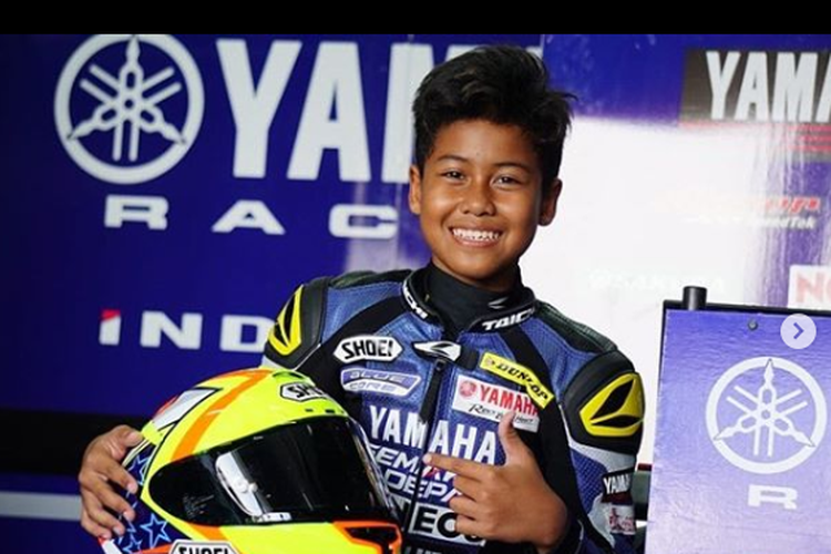 Pebalap Yamaha Racing Indonesia, Aldi Satya Mahendra.