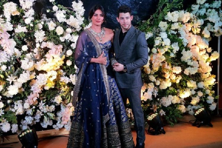 Priyanka Chopra dan Nick Jonas gelar resepsi pernikahan yang kedua di Mumbai, India, Rabu (19/12/2018).