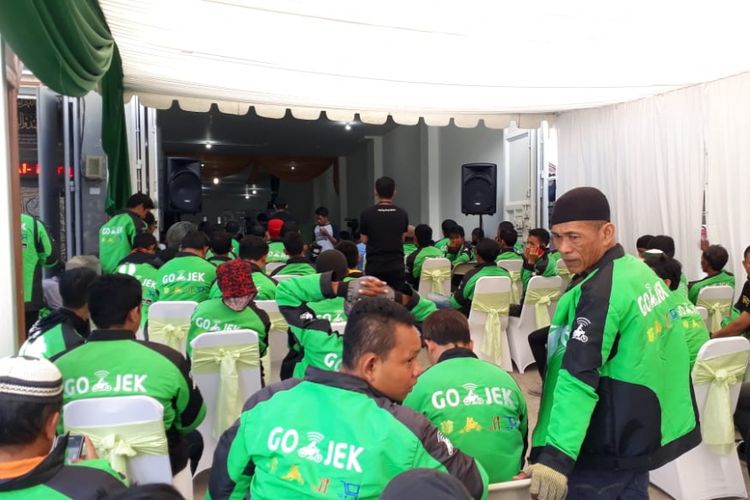 Layanan jasa ojek online Go-Jek hadir di kota Palopo, Sulawesi Selatan, Selasa (28/8/2018). 