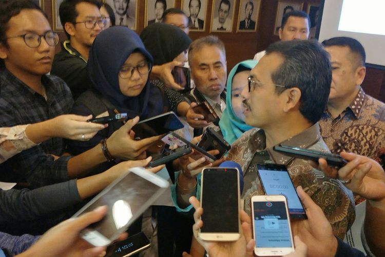 Direktur Jenderal Perlindungan Konsumen dan Tertib Niaga (PKTN) Kemendag, Veri Anggriono di Jakarta, Kamis (17/1/2019)