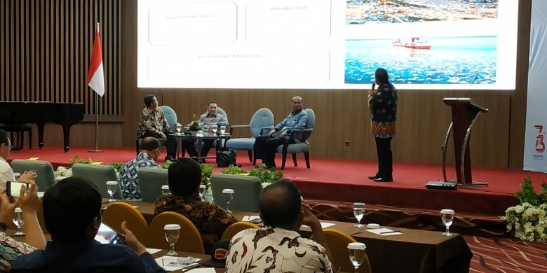 Suasana Rembuk Nasional Gerakan Indonesia Bersih, di Manado, Sulawesi Utara, Sabtu (27/10/2018).