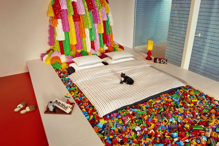 Rumah Lego di Denmark sebagai hadiah pemenang kontes yangn diadakan Airbnb