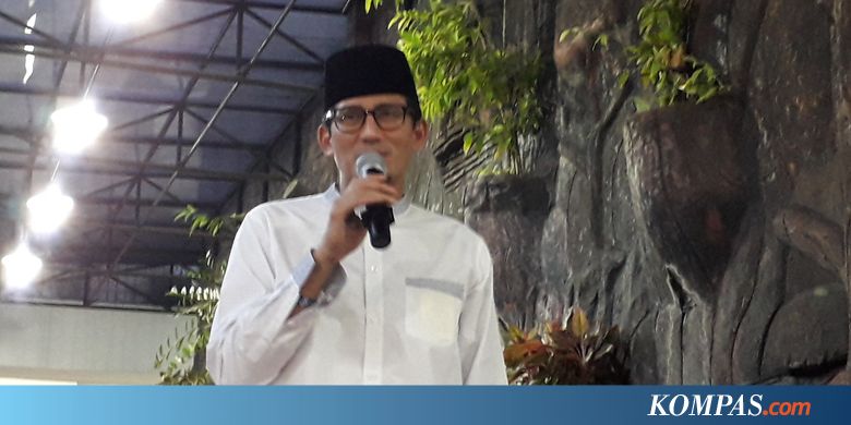 Sandiaga Uno ke Jokowi-Ma'ruf: Selamat Menjalankan Amanah Rakyat - Kompas.com - KOMPAS.com