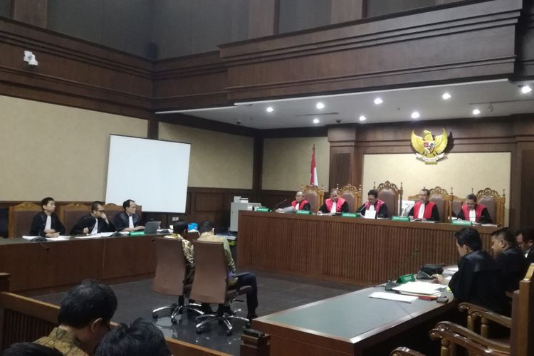 Sidang lanjutan pemeriksaan saksi untuk terdakwa Eni Maulani Saragih di Pengadilan Tipikor Jakarta, Rabu (2/1/2019)