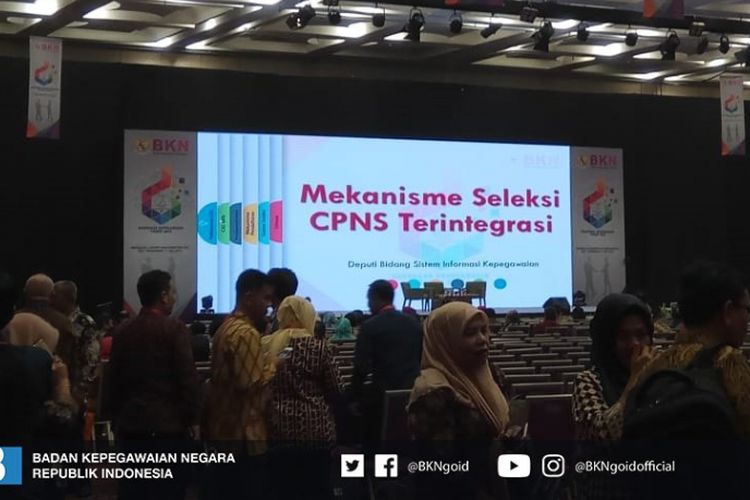 Rapar Koordinasi Nasional Kepegawaian 2018 yang dilaksanakan hari ini, Rabu (11/7/2018).