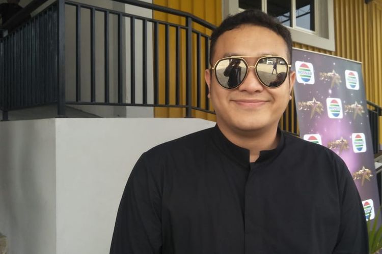 Gilang Dirga ditemui usai jumpa pers acara DStar di kawasan Daan Mogot, Jakarta Barat, Senin (17/6/2019).