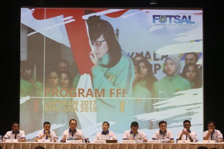 Kongres Federasi Futsal Indonesia yang dihelat di Jakarta, Kamis (30/11/2017). 