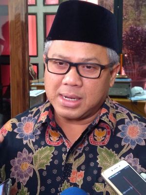 Ketua Komisi Pemilihan Umum RI (KPU) Arief Budiman di kantor KPU RI, Jakarta, Jumat (19/1/2018).