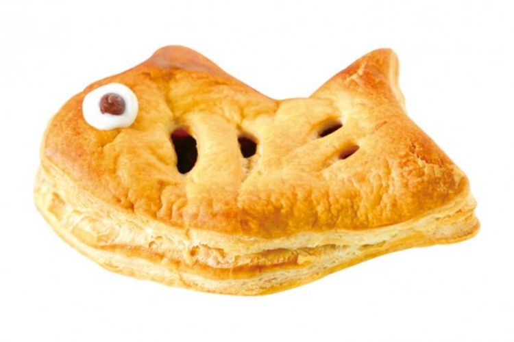 “Taipai” (226 yen), pie berbentuk ikan tai

