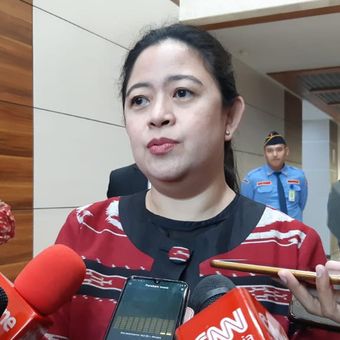 Ketua DPP Bidang Politik dan Keamanan PDI-P nonaktif, Puan Maharani di Kompleks Parlemen, Senayan, Jakarta, Selasa (25/6/2019)